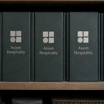 Customized menu covers for pop-ups, tasting rooms and events