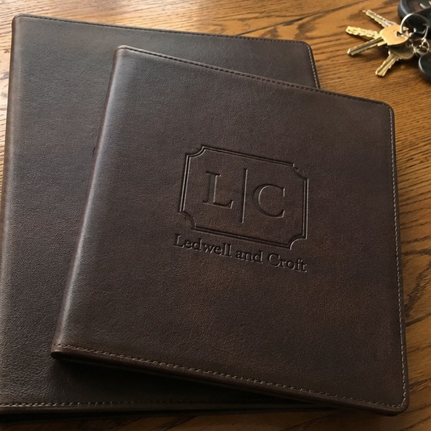 Personalized menu covers — customer photo